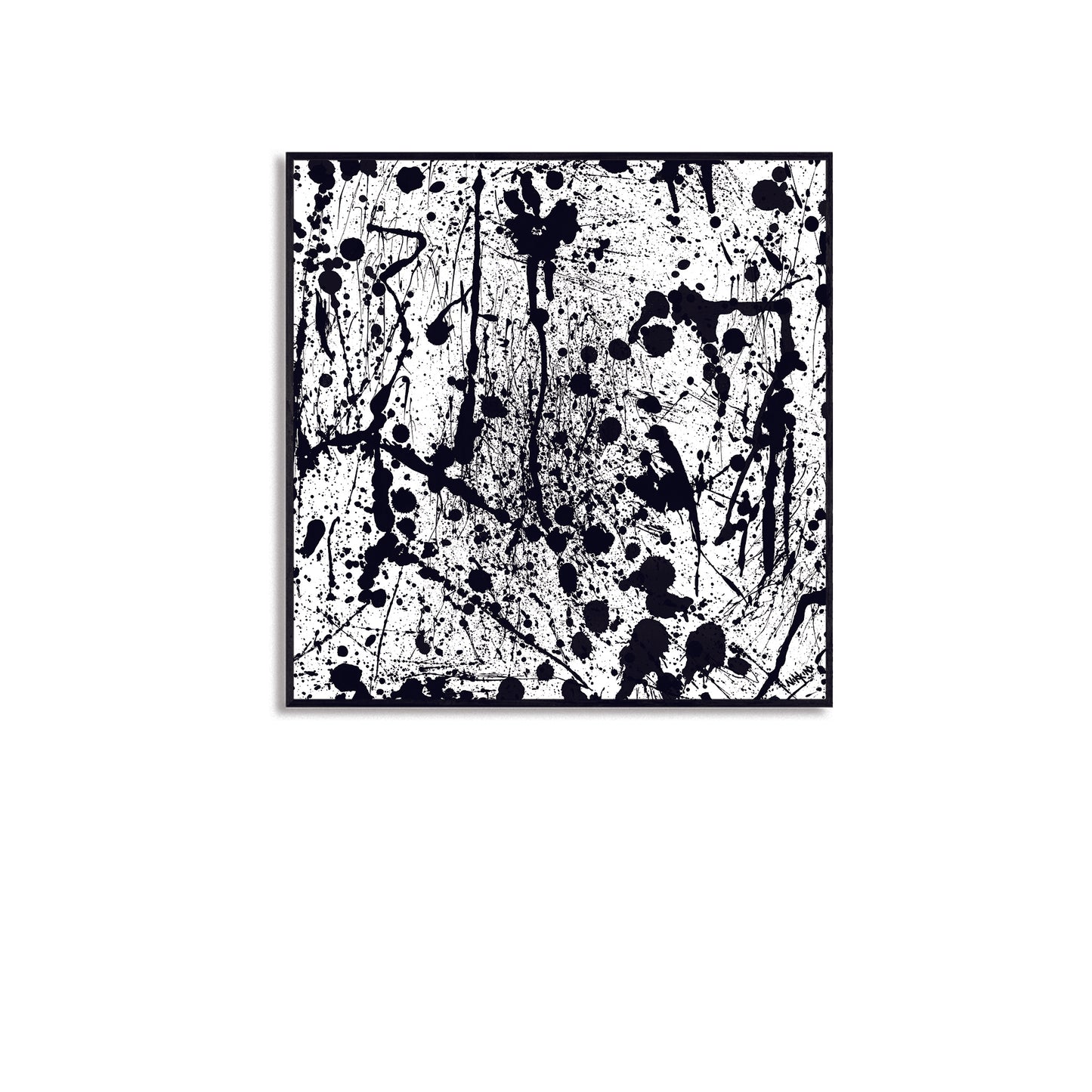 "POLLOCK" Original Black and White